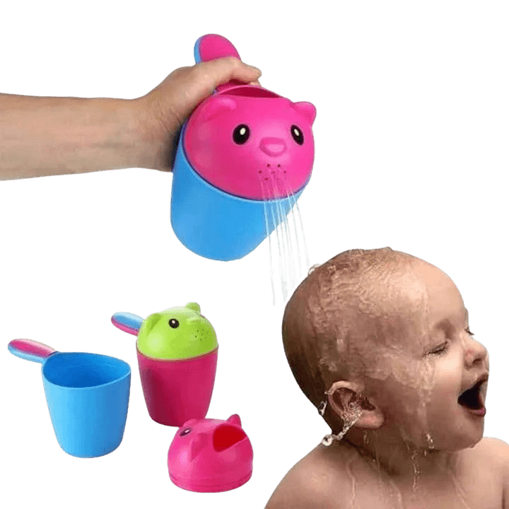Baby Shower Rinse Cup – Leak-Proof Hair Rinse Mug for Tear-Free Bathing