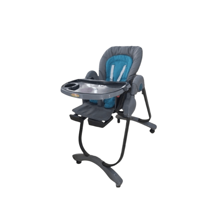 Foldable Multifunctional Portable Baby Feeding Chair – 3‑in‑1 High‑to‑Low Feeding Table & Seat with Safety Harness