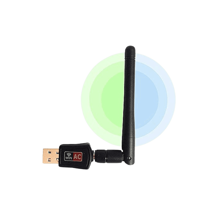 USB WiFi Adapter 600Mbps – Dual Band 2.4GHz5GHz Wireless Receiver with Antenna