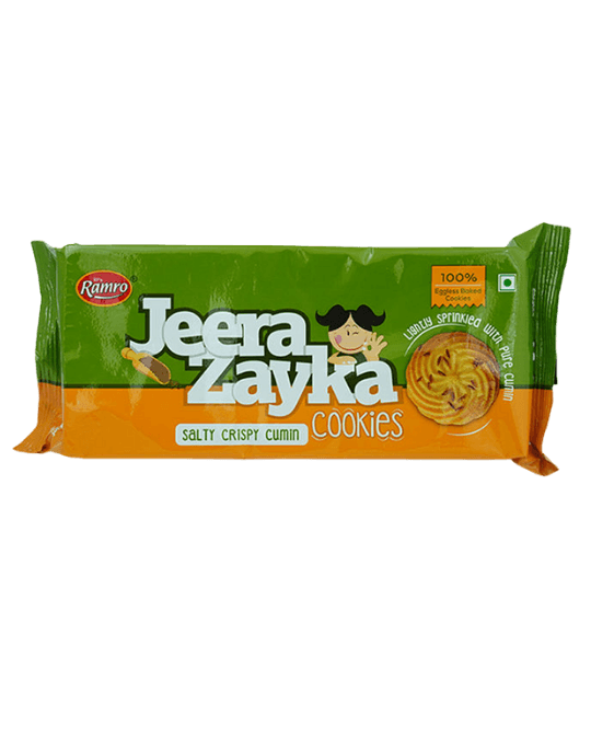 Ramro Jeera Zayka Salty Crispy Cumin Cookies.