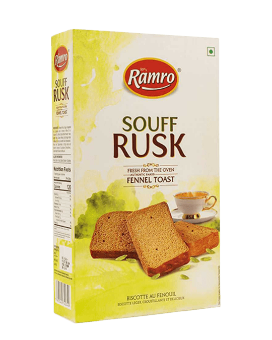 Ramro brand Souff Rusk with fennel Toast 220 gm