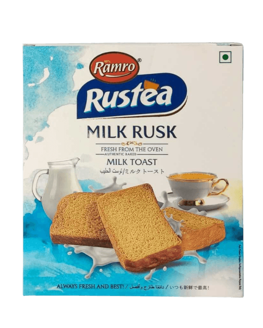 Ramro Rustea Milk Rusk toast box 220gm