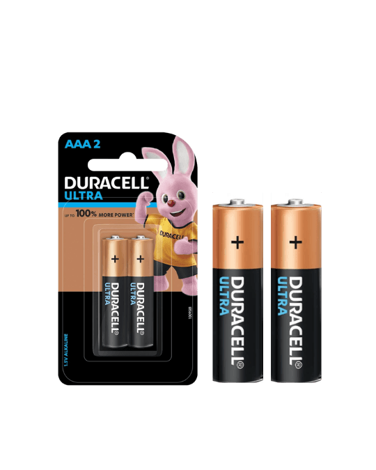2-pack of Duracell Ultra Alkaline AAA Batteries
