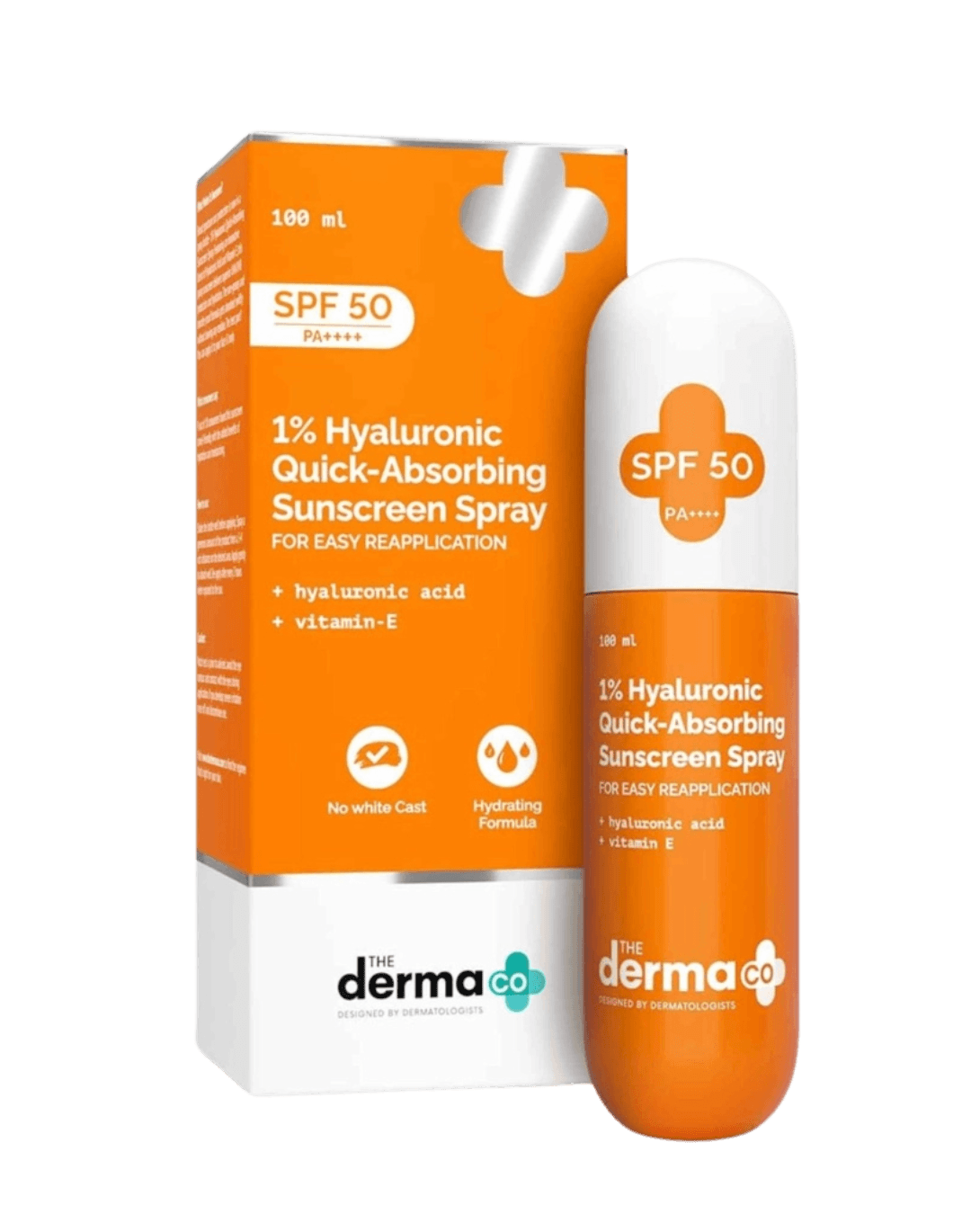 The Derma Co | 1% Hyaluronic Quick-Absorbing | Sunscreen Spray | 100 ml