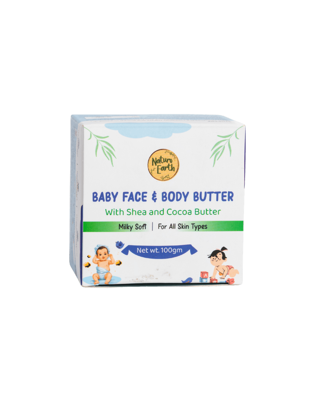 Naturo Earth Baby Face & Body Butter | For All Skin Types | 100gm