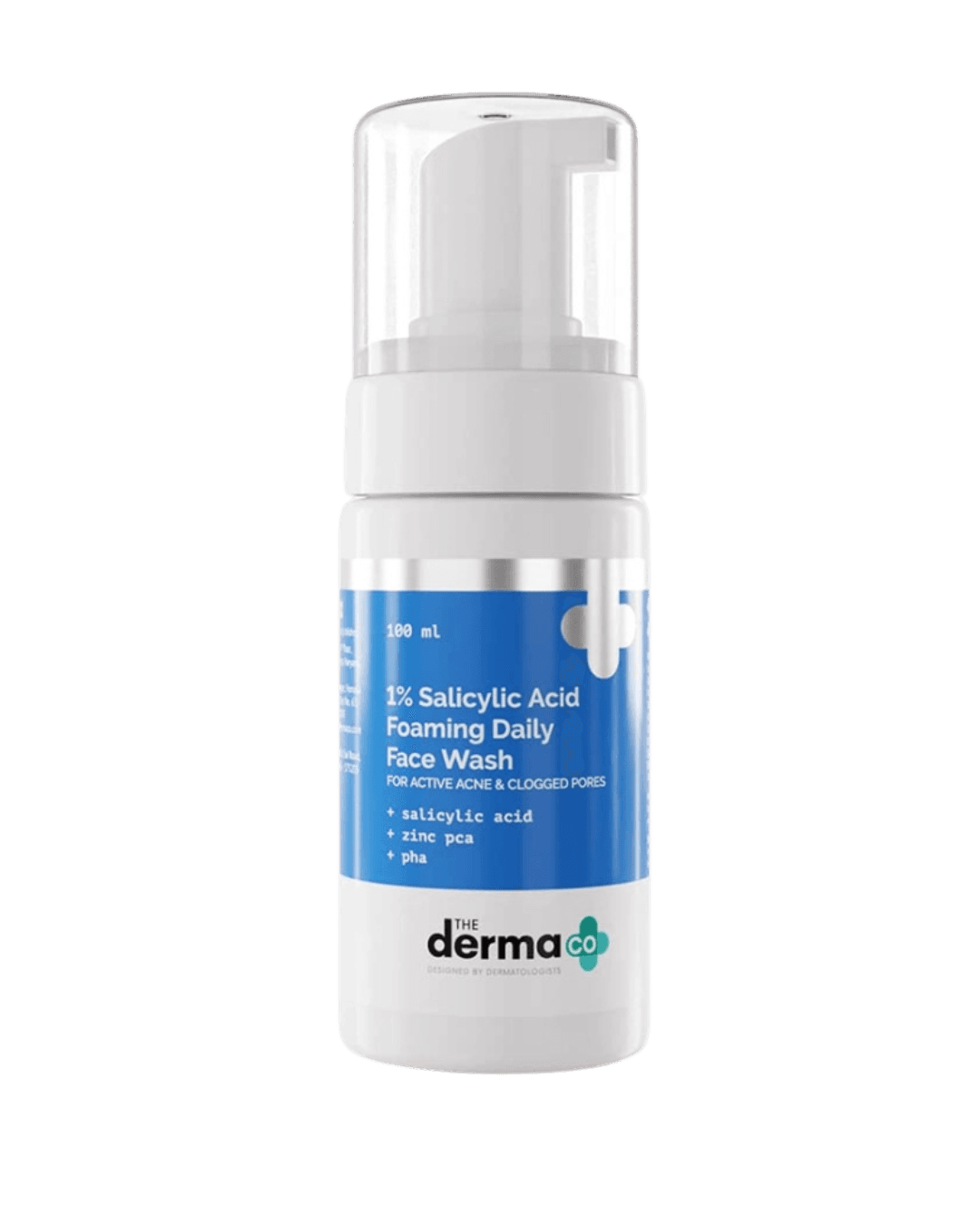 The Derma Co. | 1% Salicylic Acid Foaming Daily Face Wash | Salicylic Acid, Zinc Pca & Pha| 100 Ml