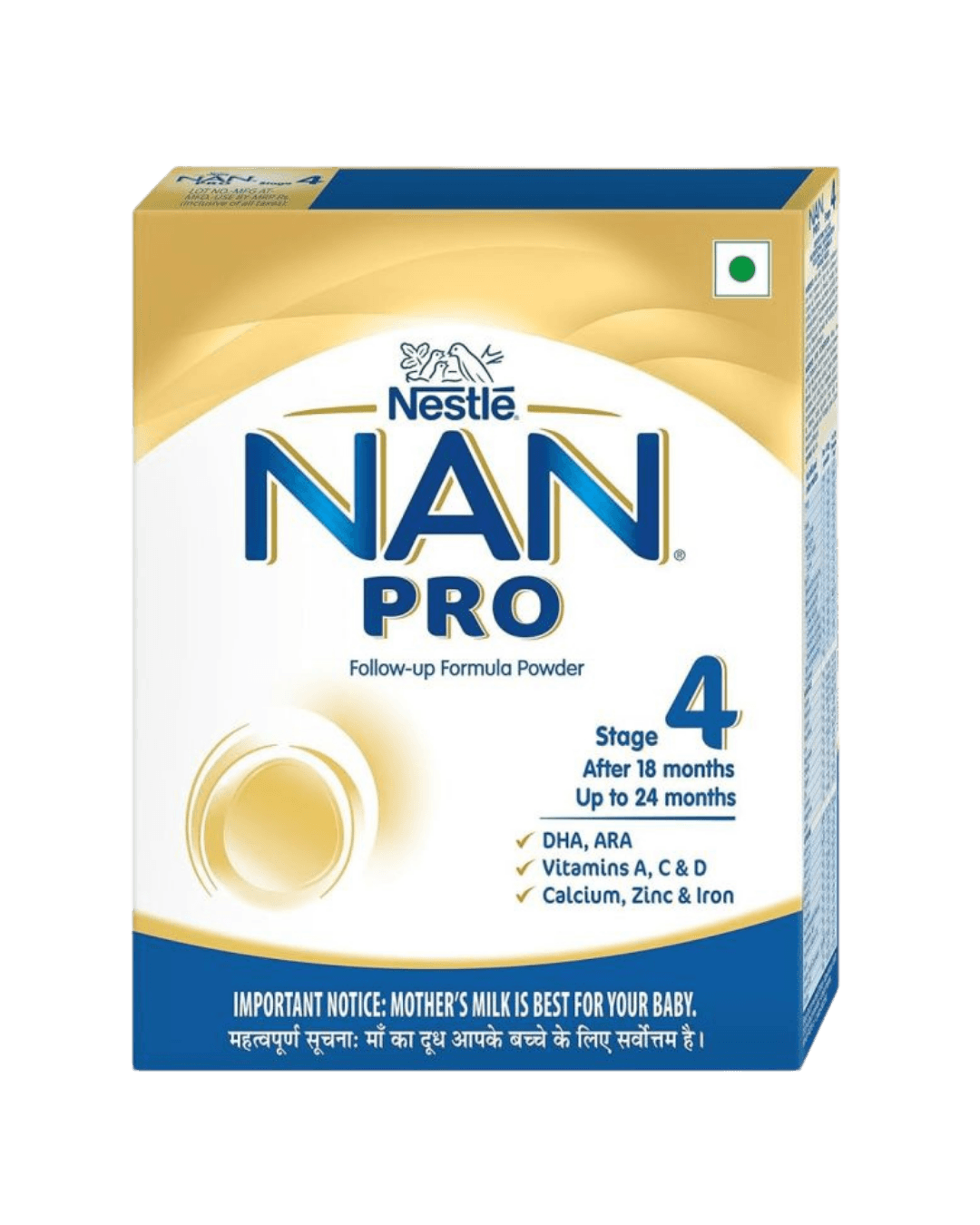 Nestle Nan Pro Stage 4 | Follow Up Formula | 24 Months and Older Babies | 400gm
