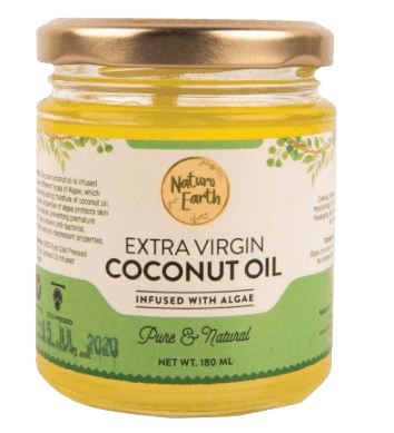 Naturo Earth Coconut Oil Algae Infused-180ml