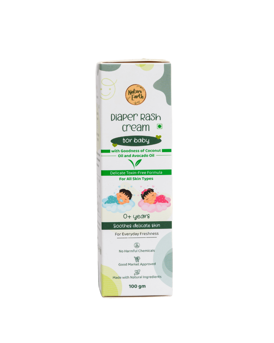 Naturo Earth | Diaper Rash Cream for Baby | 100gm