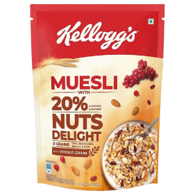 Kellogg's Muesli 20% Nuts Delight 500gm
