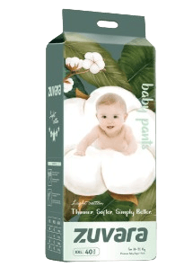 zuvara XXL Diapers | 40pcs | (16-21 kg)