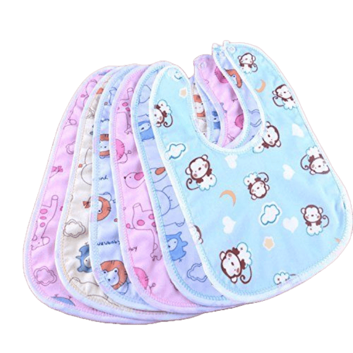 Waterproof Full-Coverage Baby Feeding Bib – Set of 2