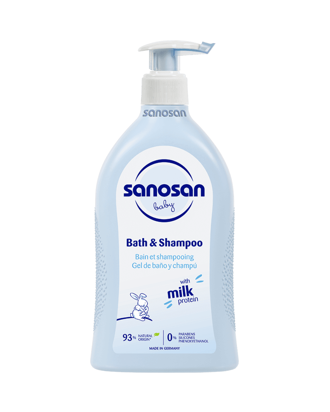Sanosan Bath & Shampoo 500ml Made in Germany