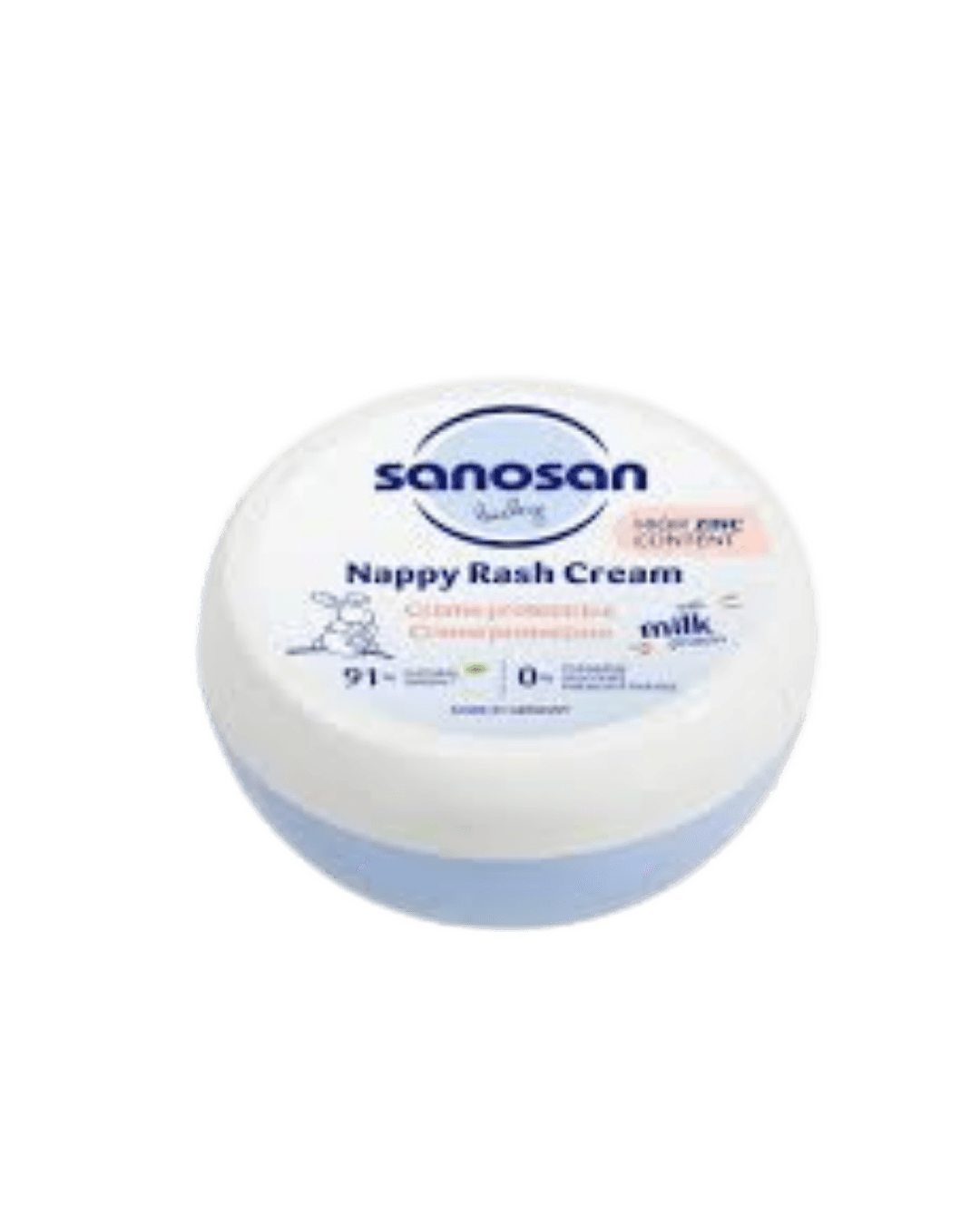 Sanosan Baby Nappy Rash Cream 150 ml | Made in Germany | High Zinc Content