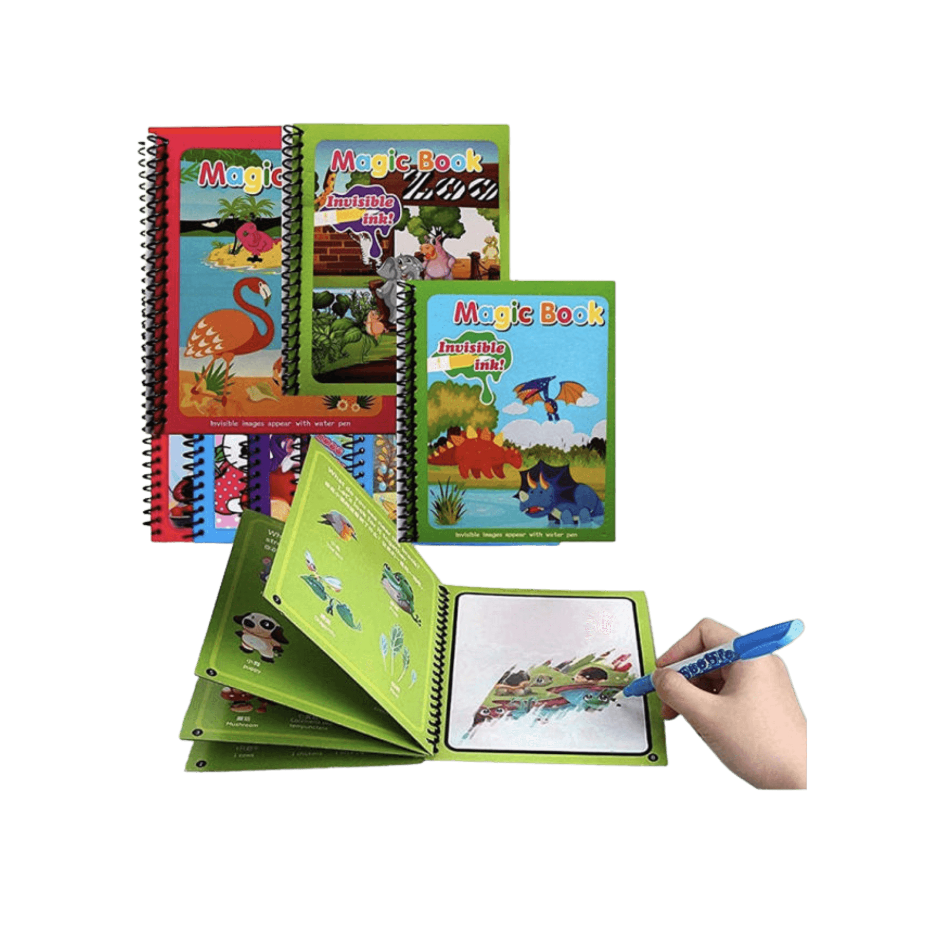 2‑Piece Magnetic Water Coloring Set – Reusable Painting Toy for Kids