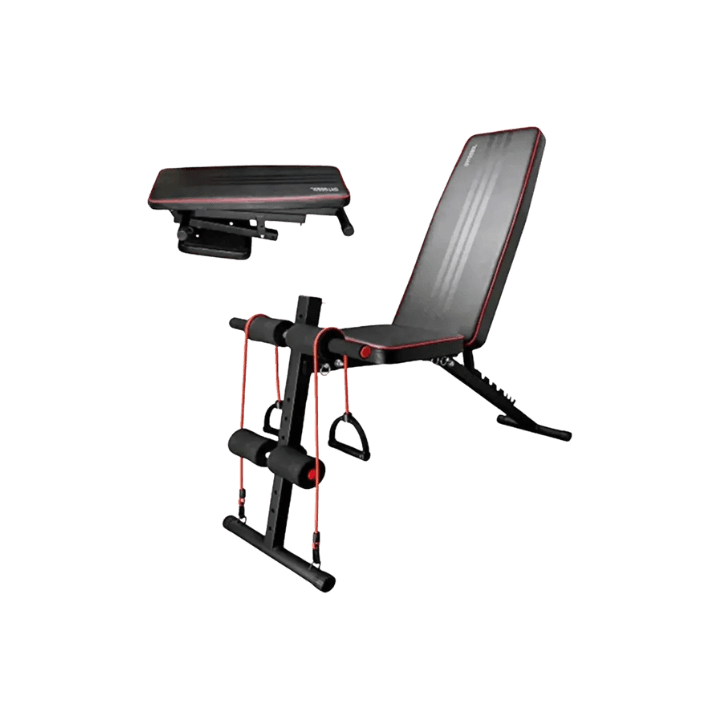 SPNS Adjustable Weight Bench – Multi‑Position Workout Bench for Full‑Body Training (Elastic Strings Not Included)