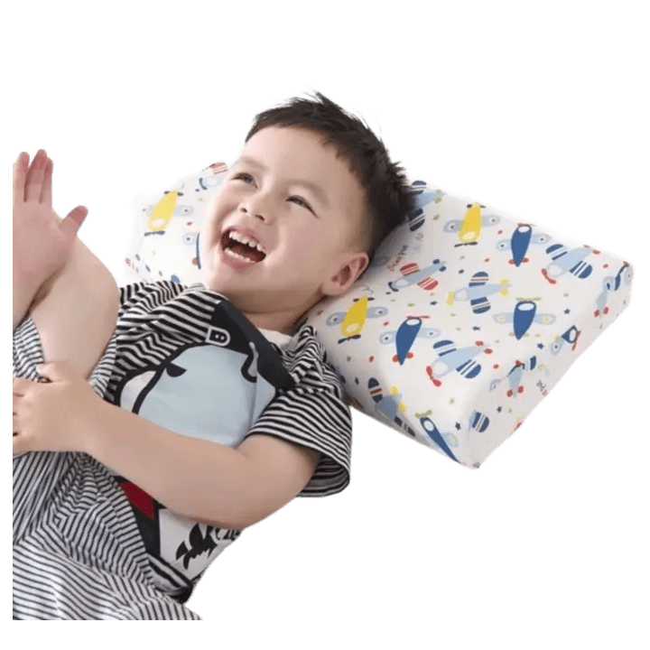 Natural Latex Cervical Neck Pillow for Kids – Orthopedic Sleeping Support