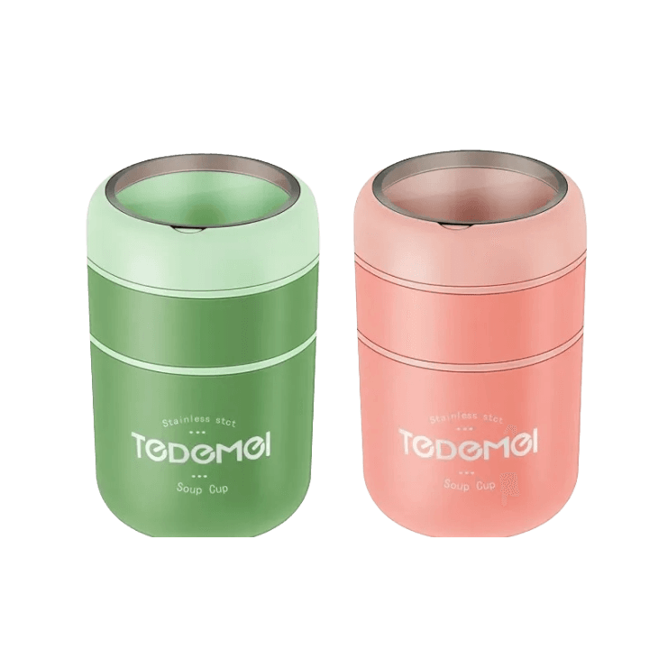 MealGuard Duo 2‑Layer Leakproof Stainless Steel Lunch Box
