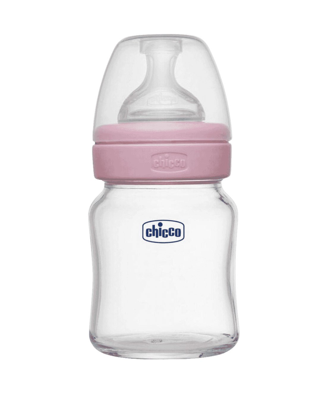 Chicco Well-Being Glass Feeding Bottle ,Slow Flow-120ml