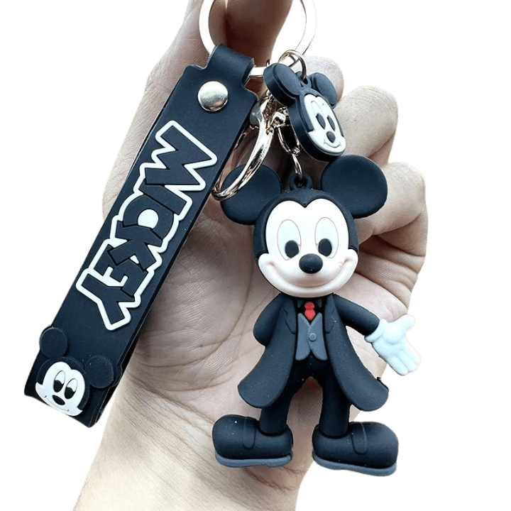 Mickey Mouse Keychain for Kids & Adults – Cartoon Bag Charm & Cute Character Key Ring Gift