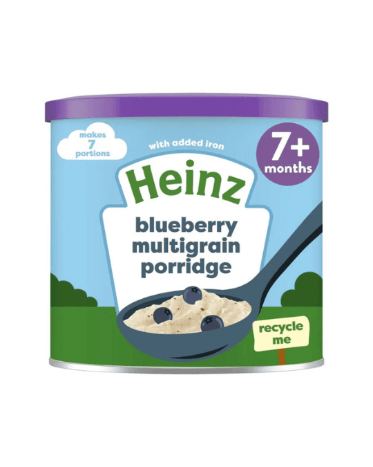 Heinz Blueberry Multigrain Porridge Baby Food 7+ Months 220g