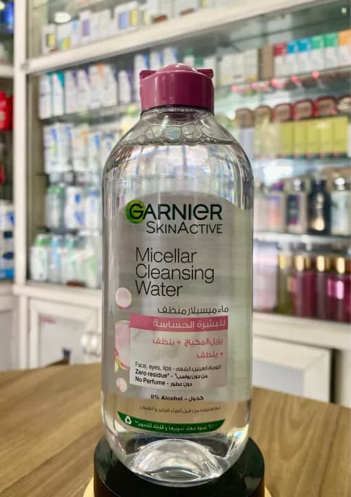 Micellar Cleansing Water 400ml - Makeup Remover for Face, Eyes, and Lips by Genuin Colleton