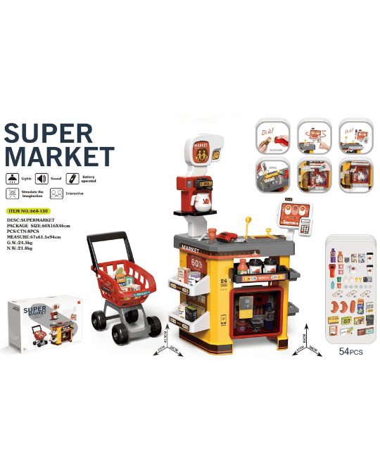 KIDS SUPER MARKET TOY 668-130