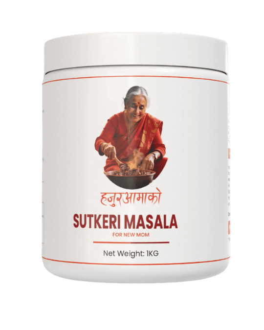 Hajuraamako Sutkeri Masala – 100% Natural Postpartum Supplement for New Mothers | Boosts Immunity & Milk Supply | 1KG