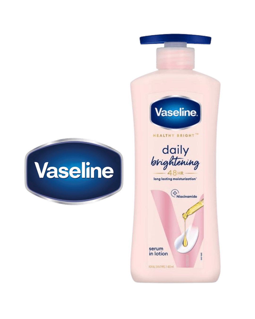 Vaseline Healthy Bright Daily Brightening Body Lotion 400ml