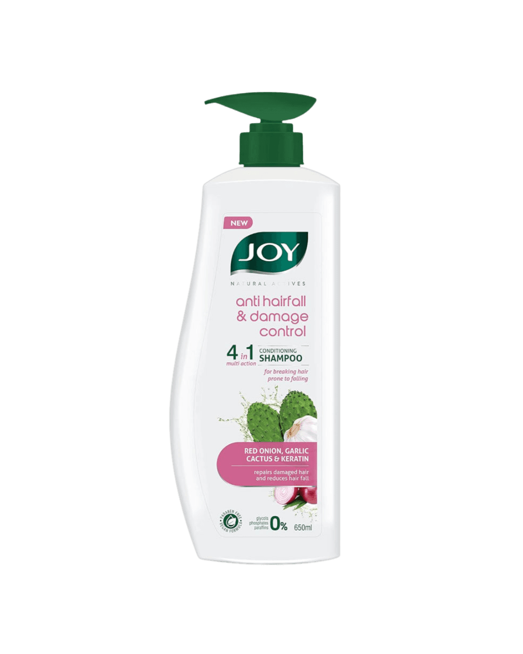 Joy Natural Anti Hairfall & Damage Control 4-in-1 Conditioning Shampoo 650ml |