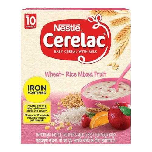 Nestle Cerelac Stage 3 Wheat - Rice Mixed Fruit