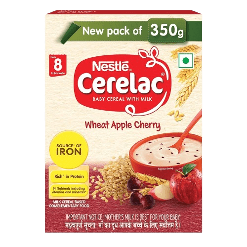 Nestle Cerelac (8 to 24 months) Wheat Apple Cherry