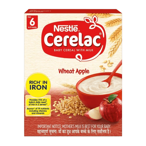 Nestle Cerelac (6 to 12 months) Wheat Apple