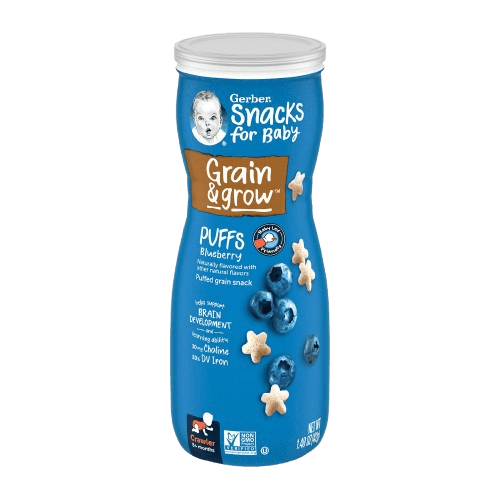 Gerber Blueberry Puffs Baby Food